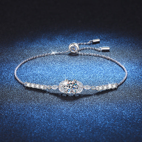 [Zalyn]BLOOMING STAR-FLOWER MOISSANITE BRACELET
