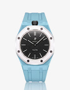 Silicone Strap & Case Royal Pop Ocho Negro(Customize  Colors)