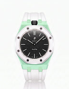 Silicone Strap & Case Royal Pop Ocho Negro(Customize  Colors)