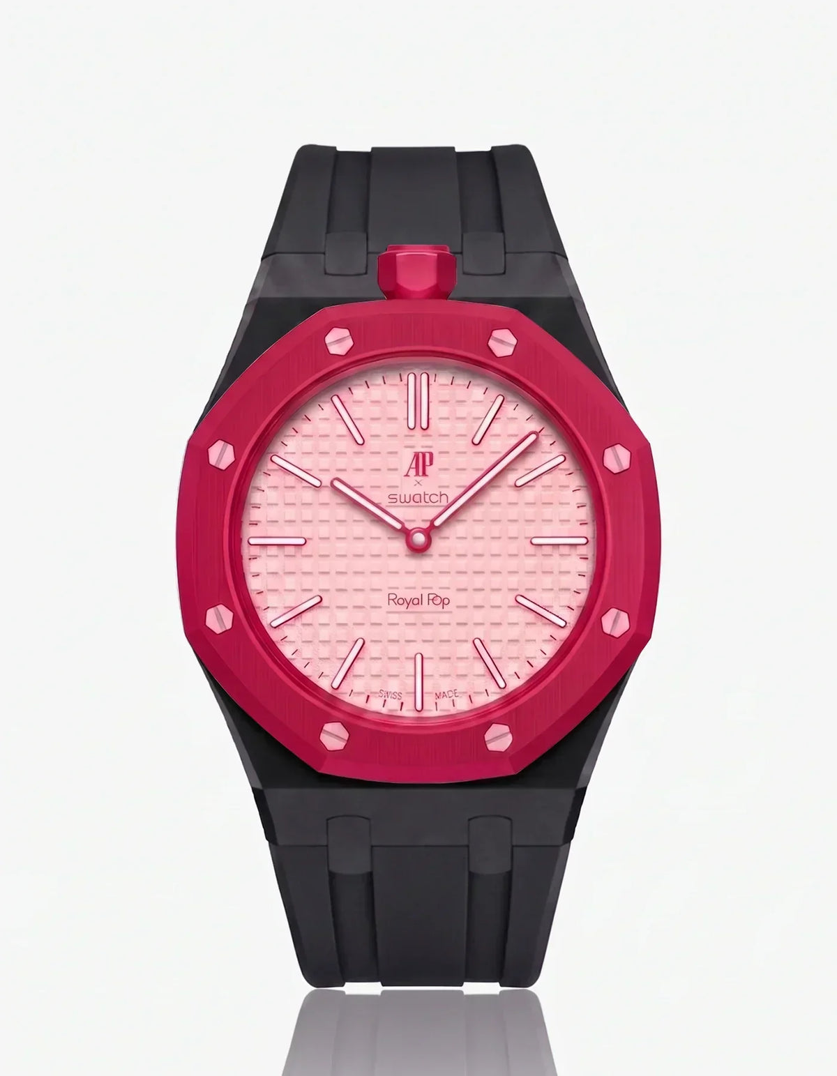 Silicone Strap &  Case  Royal Pop Otto Rosso(Customize  Colors)