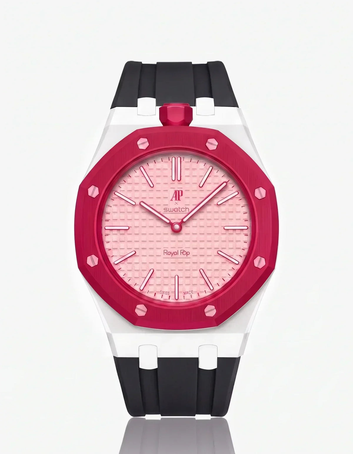 Silicone Strap &  Case  Royal Pop Otto Rosso(Customize  Colors)