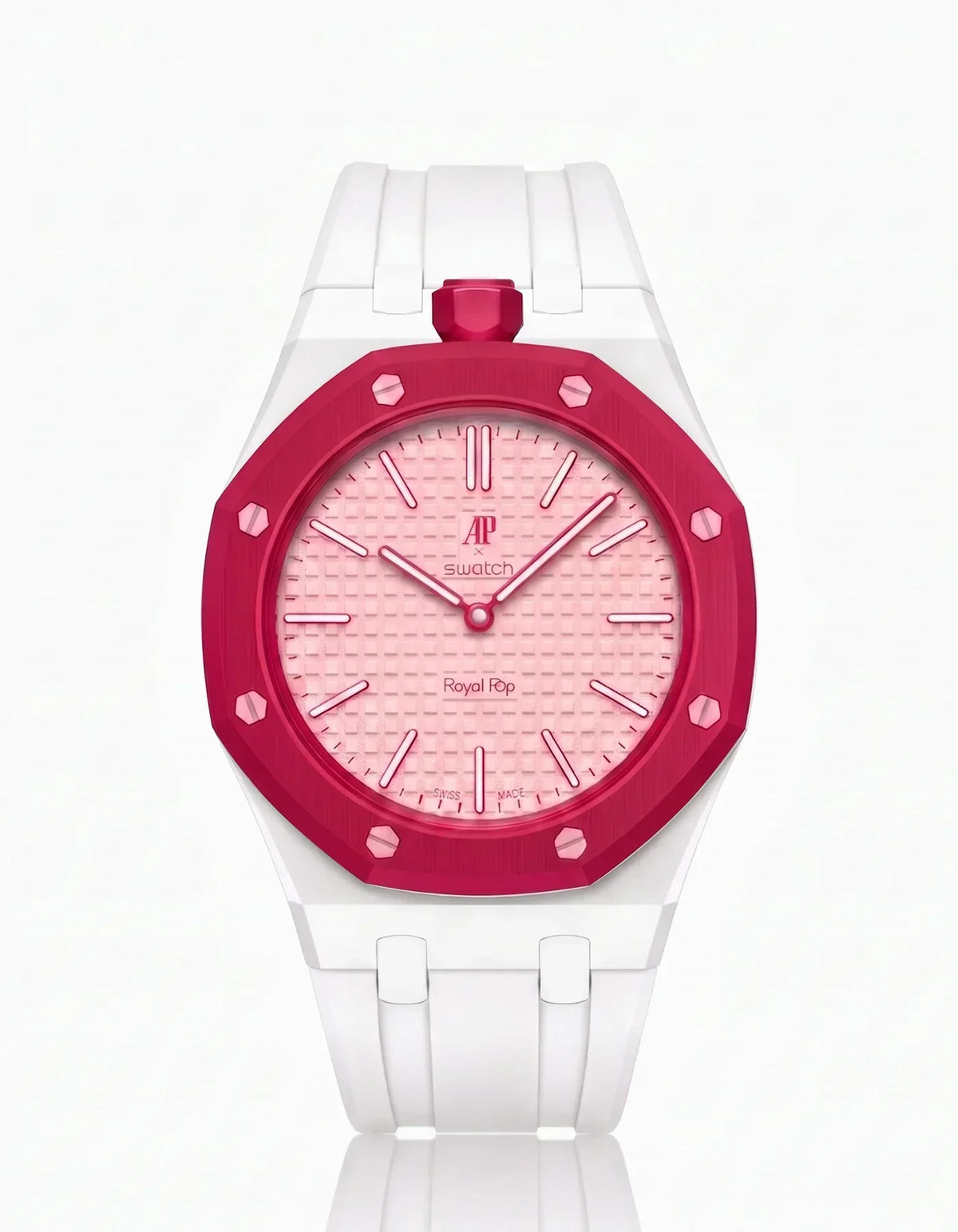 Silicone Strap &  Case  Royal Pop Otto Rosso(Customize  Colors)