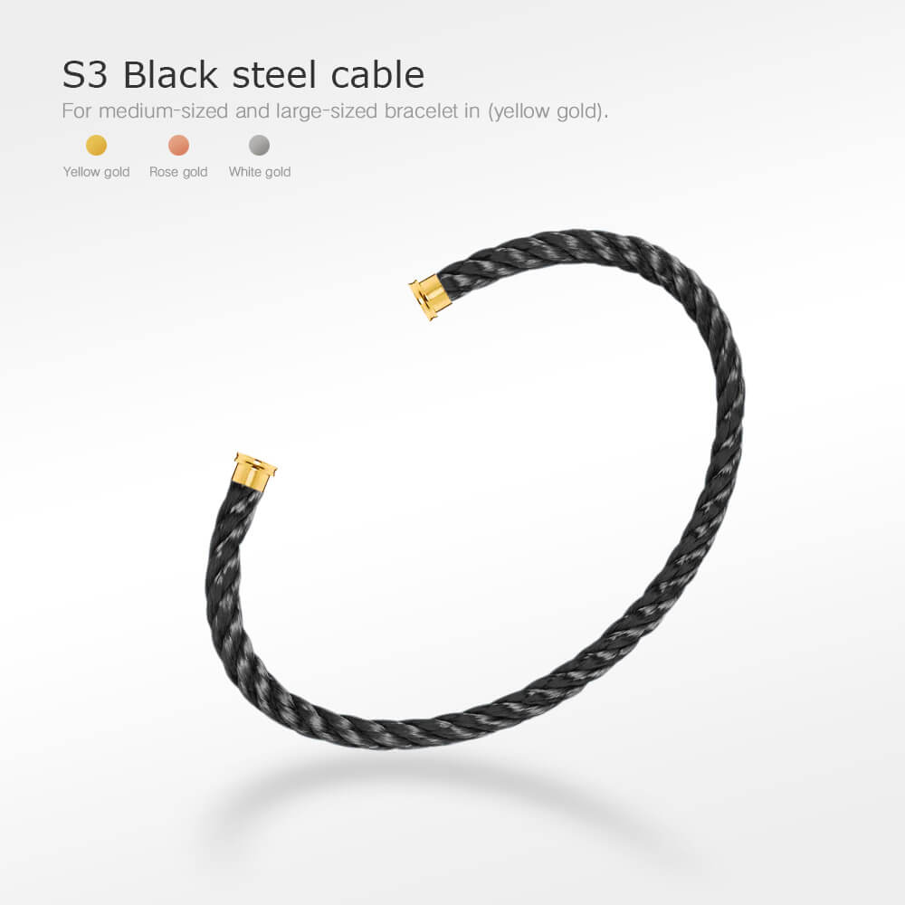 [Zalyn Jewelry ]FORCE SERIES BRACELET CABLES 50 CHOICES (DIY SELECTION)