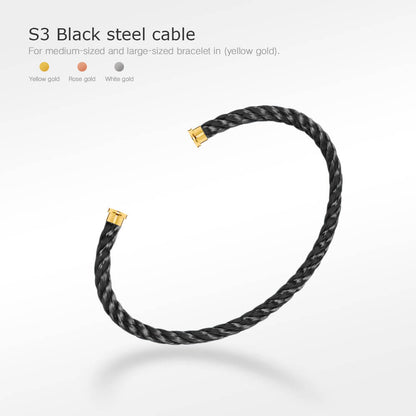 [Zalyn Jewelry ]FORCE SERIES BRACELET CABLES 50 CHOICES (DIY SELECTION)