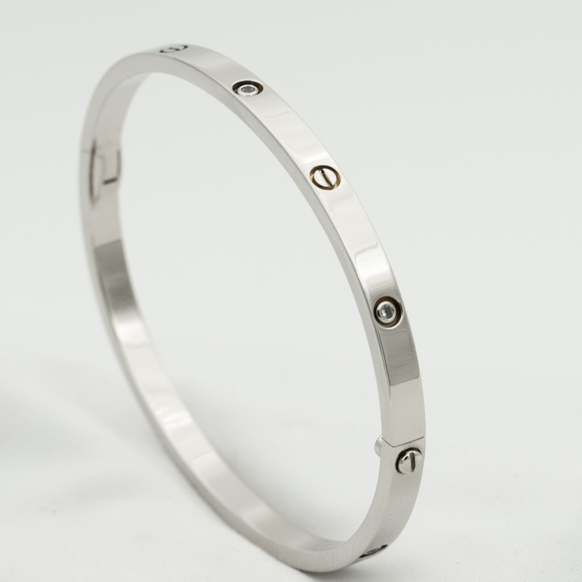 [Zalyn Jewelry ]LOVE BRACELET 3.65MM 6 DIAMONDS