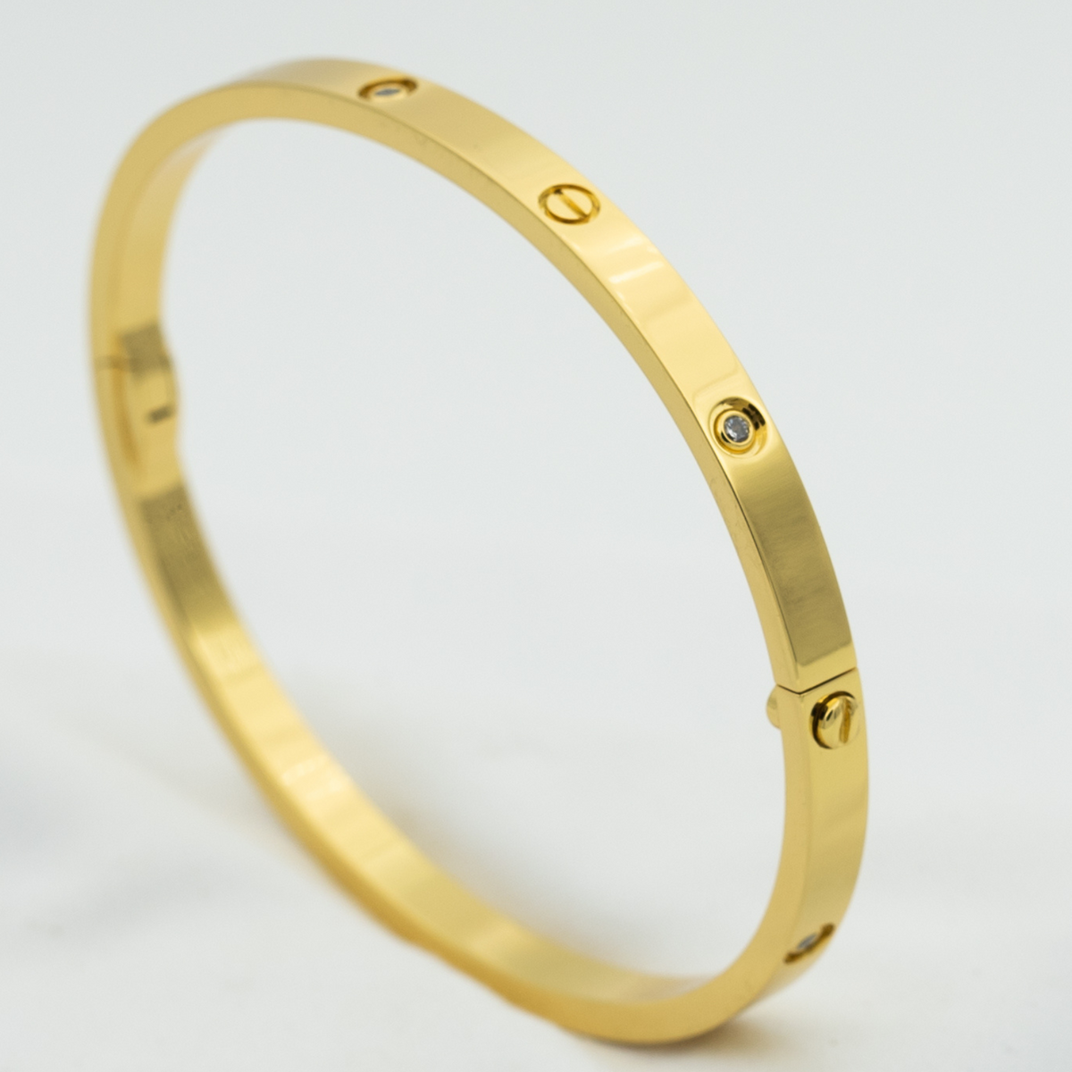 [Zalyn Jewelry ]LOVE BRACELET 3.65MM 6 DIAMONDS