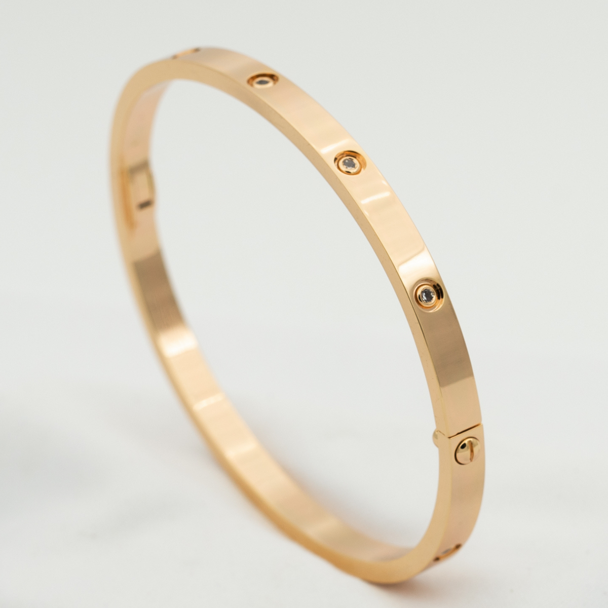 [Zalyn Jewelry ]LOVE BRACELET 3.65MM 10 DIAMONDS