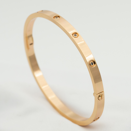 [Zalyn Jewelry ]LOVE BRACELET 3.65MM 10 DIAMONDS