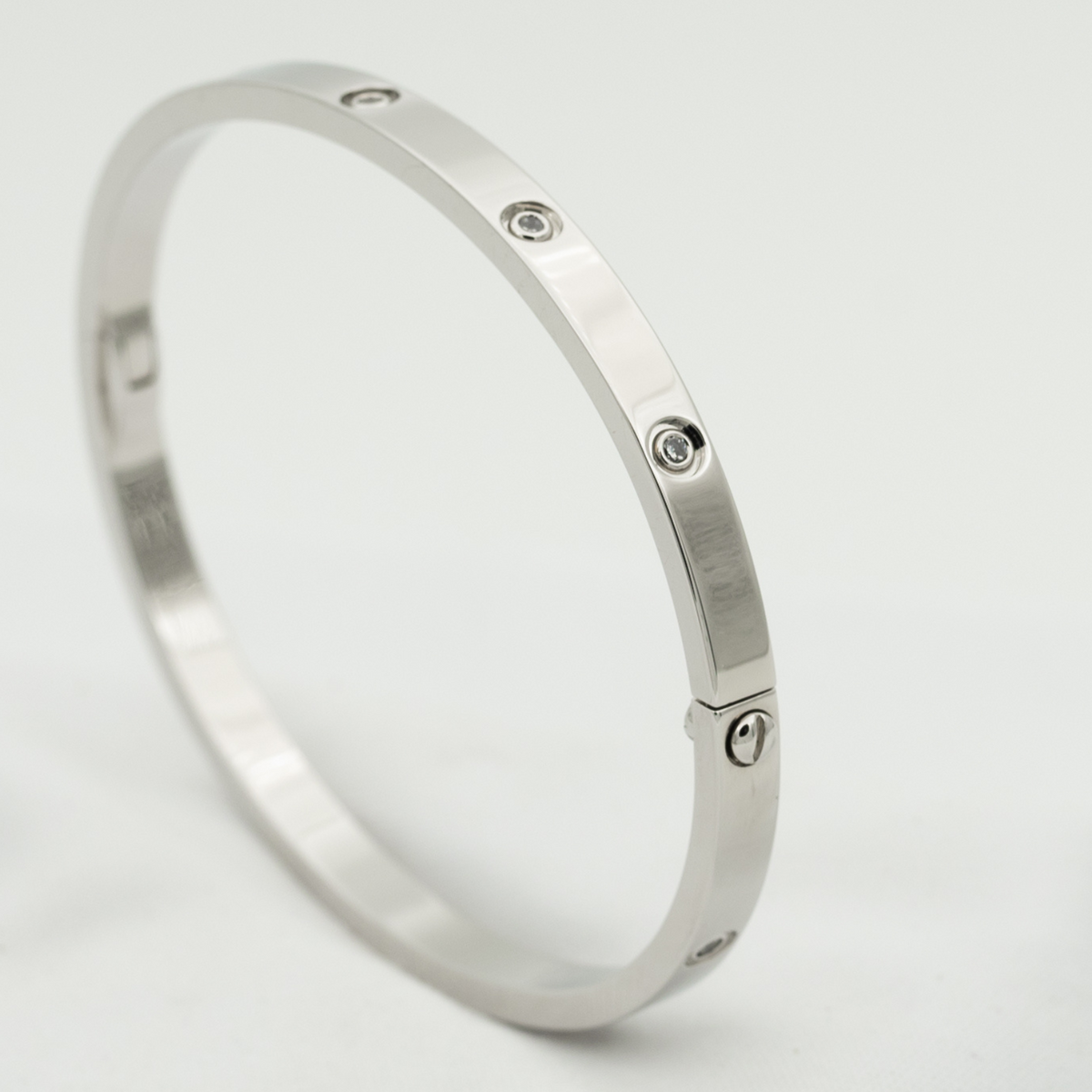 [Zalyn Jewelry ]LOVE BRACELET 3.65MM 10 DIAMONDS