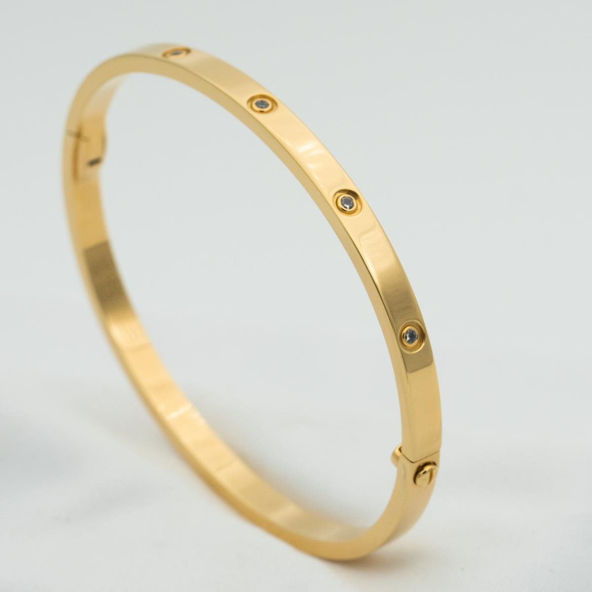 [Zalyn Jewelry ]LOVE BRACELET 3.65MM 10 DIAMONDS