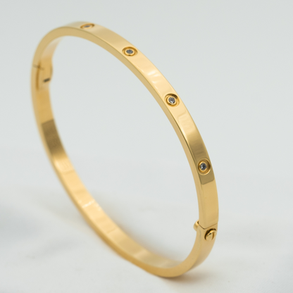 [Zalyn Jewelry ]LOVE BRACELET 3.65MM 10 DIAMONDS