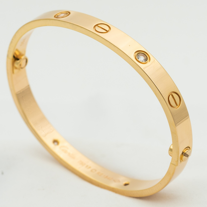 [Zalyn Jewelry ]LOVE BRACELET 6.1MM 4 DIAMONDS