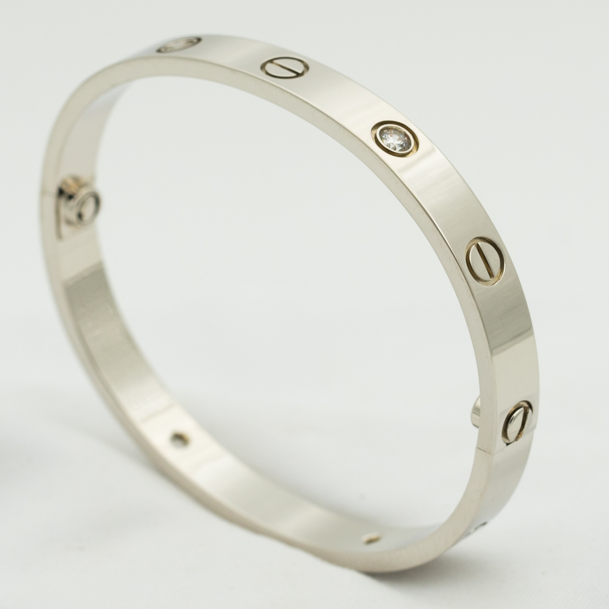 [Zalyn Jewelry ]LOVE BRACELET 6.1MM 4 DIAMONDS