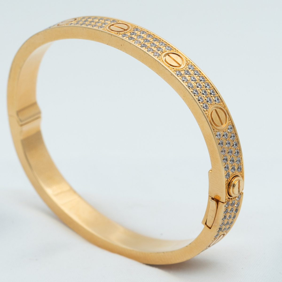 [Zalyn Jewelry ]LOVE BRACELET 6.1MM DIAMOND-PAVED