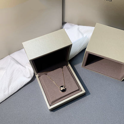 [Zalyn]JEUX DE ROSE GOLD DIAMOND NECKLACE