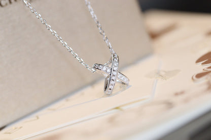 [Zalyn]JEUX DE DIAMOND NECKLACE