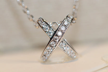 [Zalyn]JEUX DE DIAMOND NECKLACE