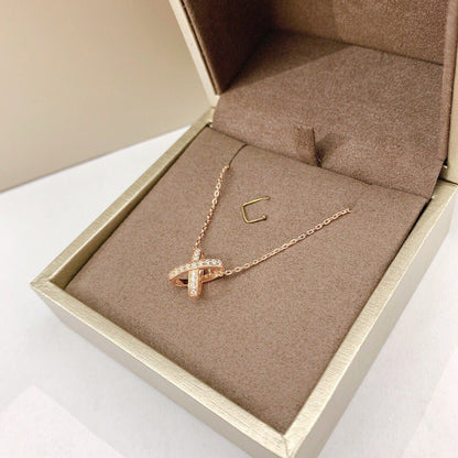 [Zalyn]JEUX DE DIAMOND NECKLACE