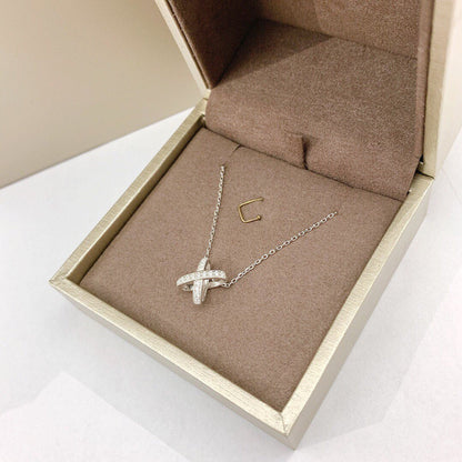 [Zalyn]JEUX DE DIAMOND NECKLACE