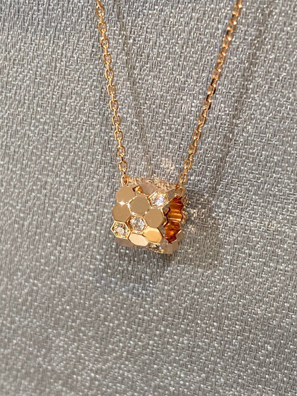 [Zalyn]BEE LOVE DIAMOND NECKLACE