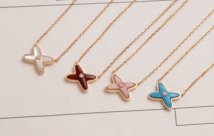[Zalyn]JEUX DE NECKLACE 1 DIAMOND