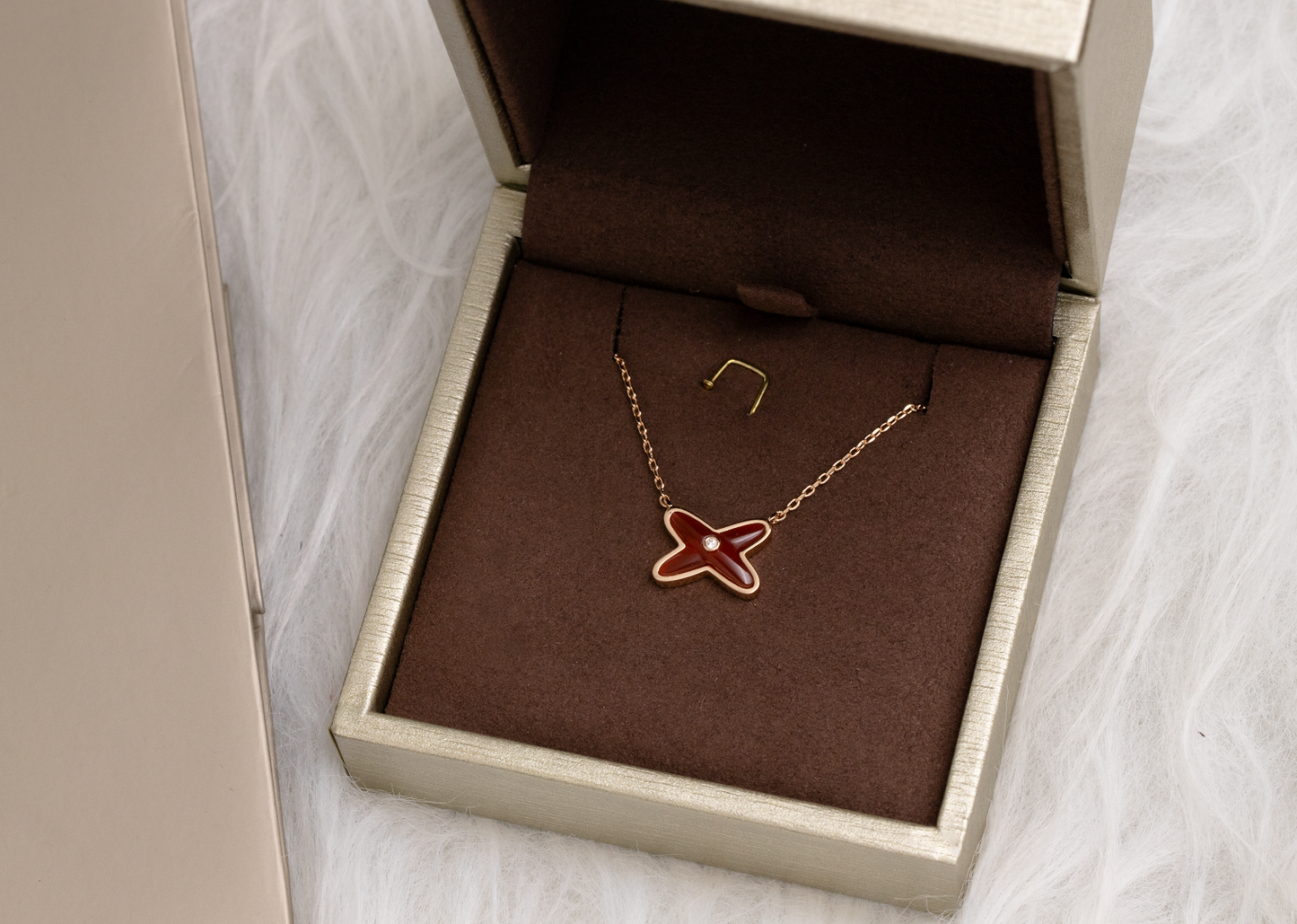 [Zalyn]JEUX DE NECKLACE 1 DIAMOND