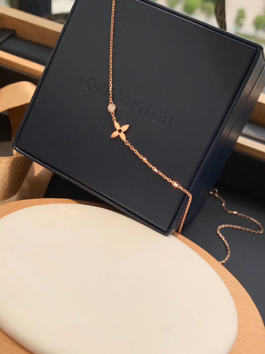 [Zalyn]BLOSSOM PENDANT ROSE GOLD AND DIAMOND