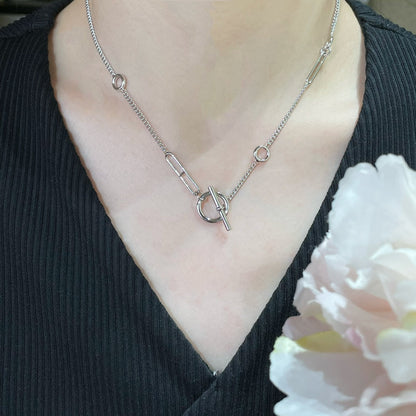 [Zalyn]HM STERLING CHAINE D'ANCRE HEART