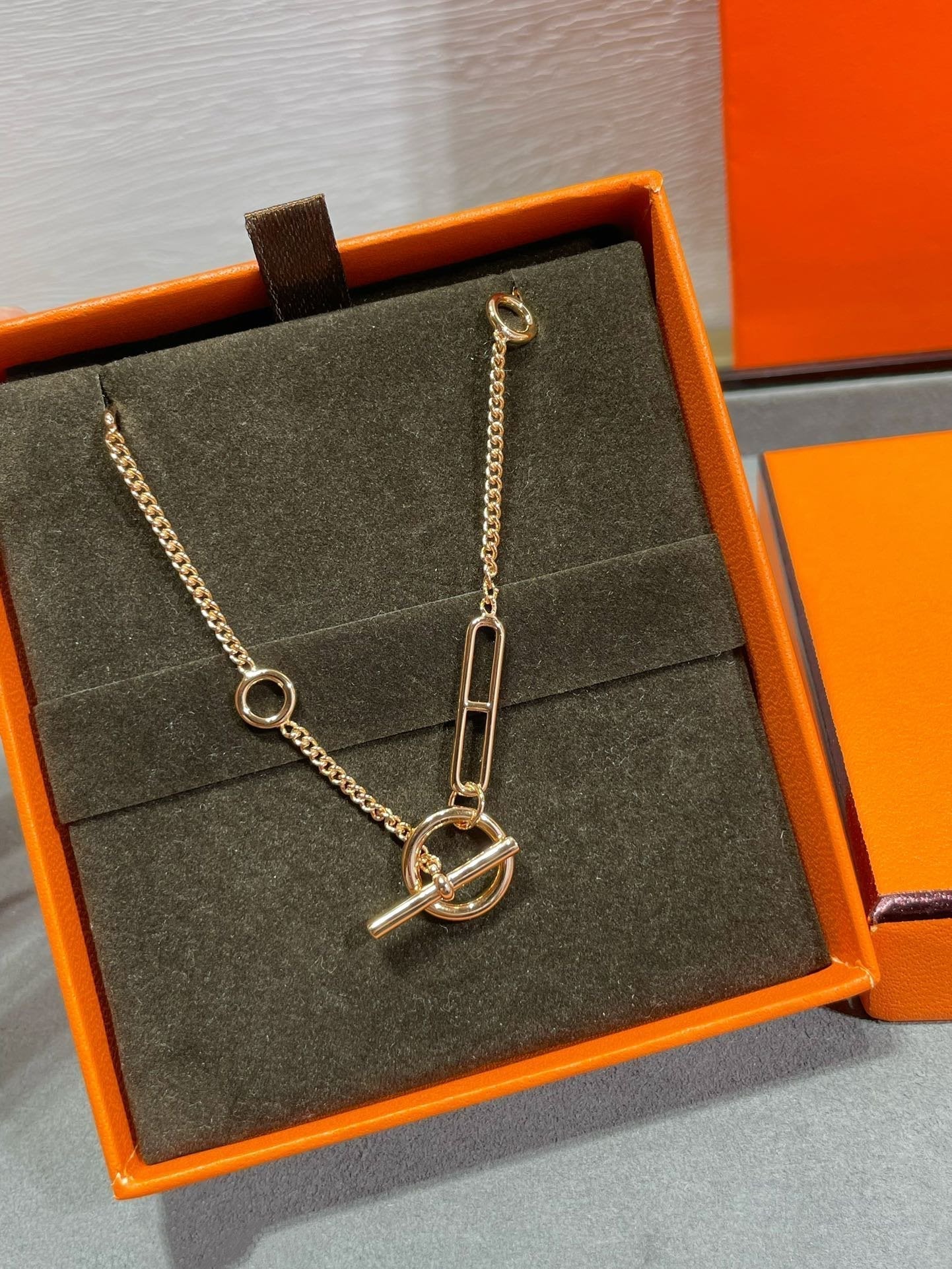 [Zalyn]HM STERLING CHAINE D'ANCRE HEART