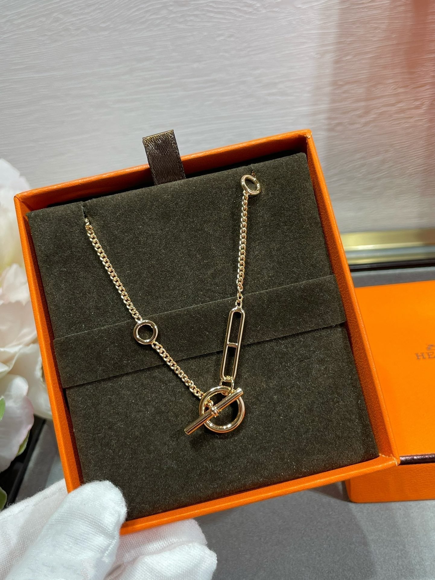 [Zalyn]HM STERLING CHAINE D'ANCRE HEART