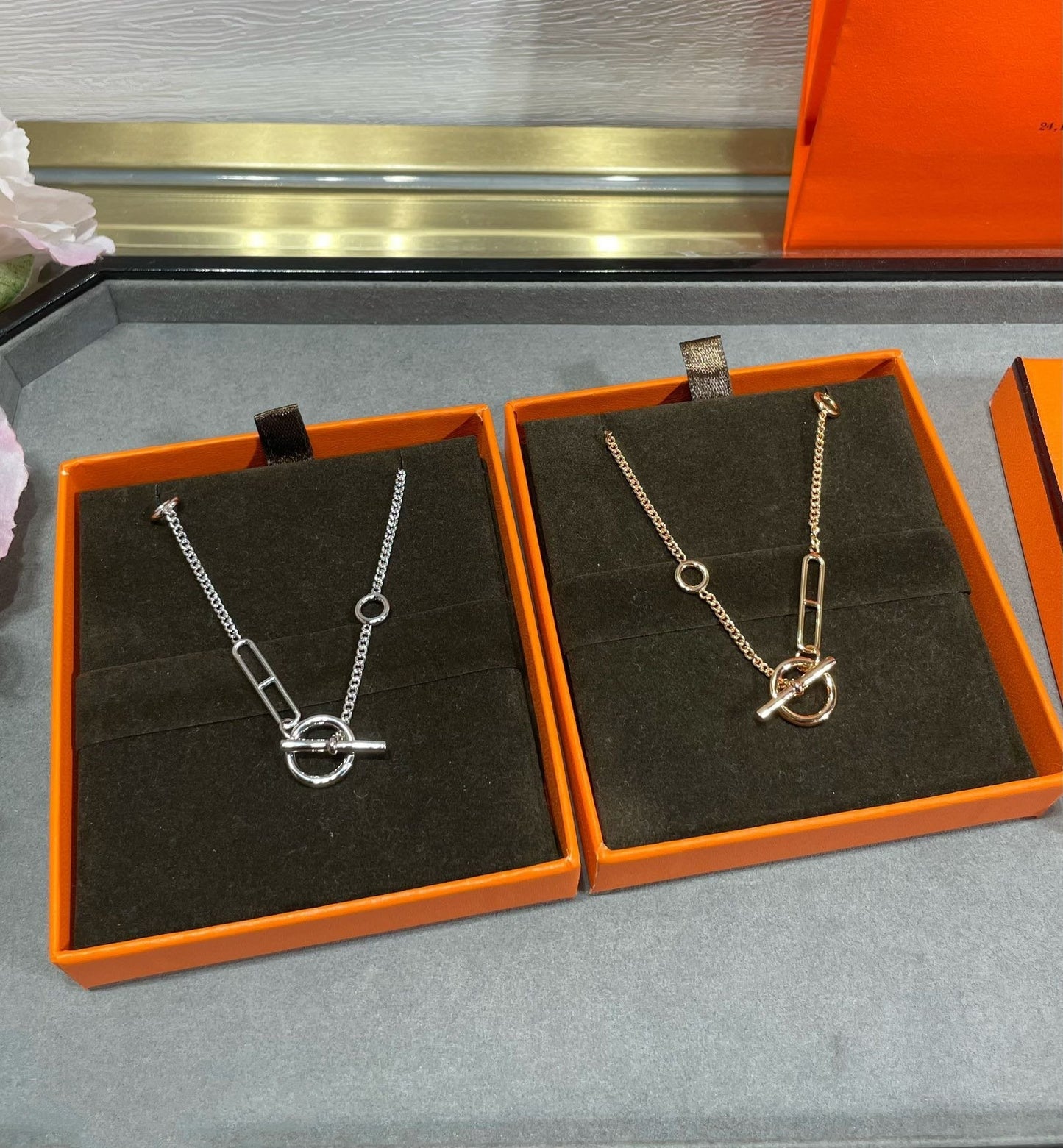 [Zalyn]HM STERLING CHAINE D'ANCRE HEART