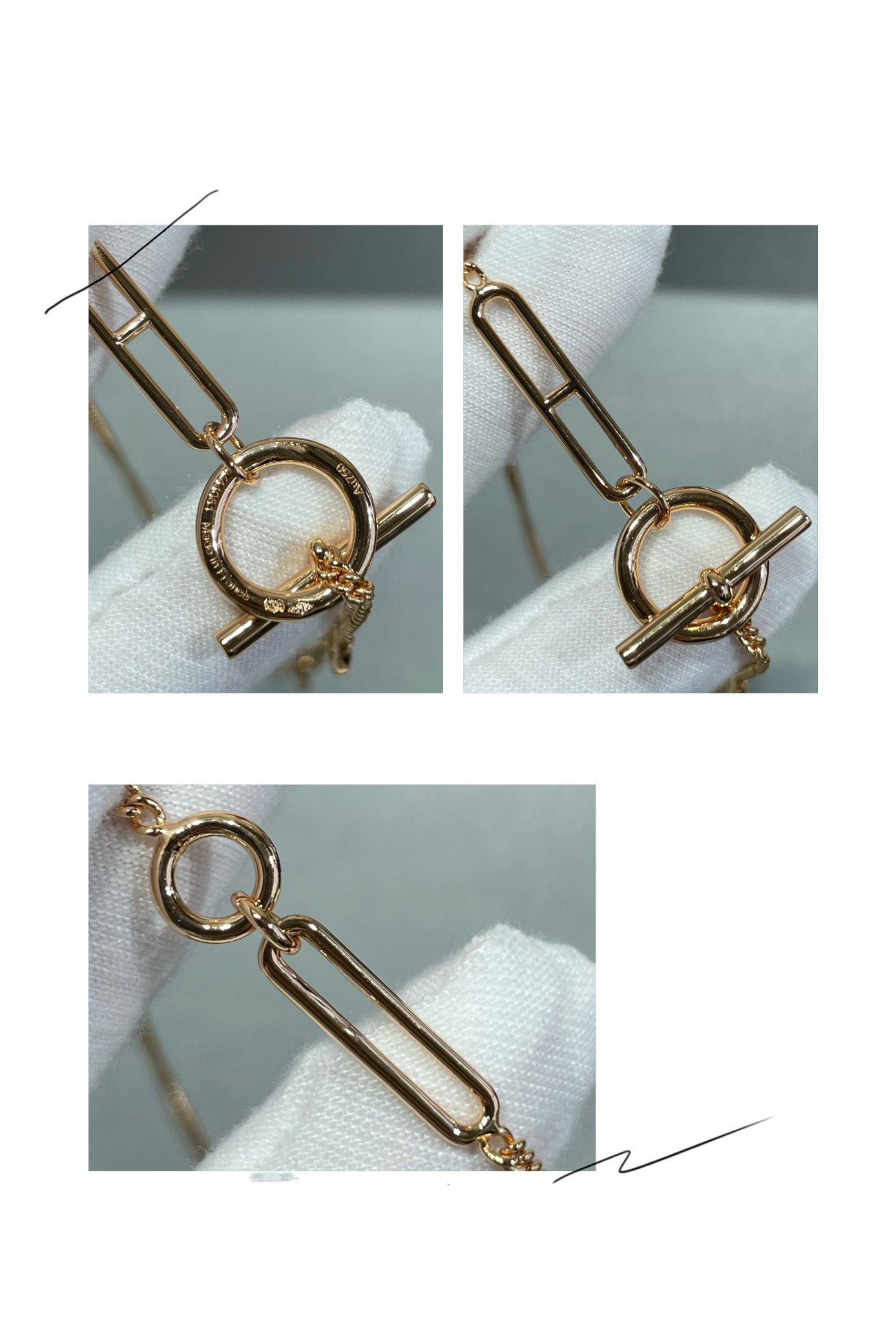 [Zalyn]HM STERLING CHAINE D'ANCRE HEART