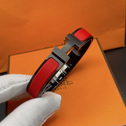 [Zalyn]CLIC HM SO BLACK RED BRACELET