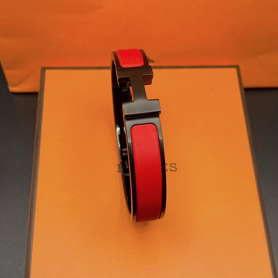 [Zalyn]CLIC HM SO BLACK RED BRACELET