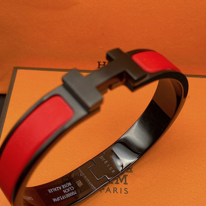 [Zalyn]CLIC HM SO BLACK RED BRACELET