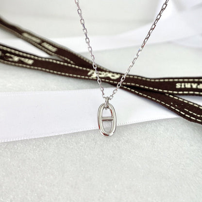 [Zalyn]HM PIG NOSE NECKLACE