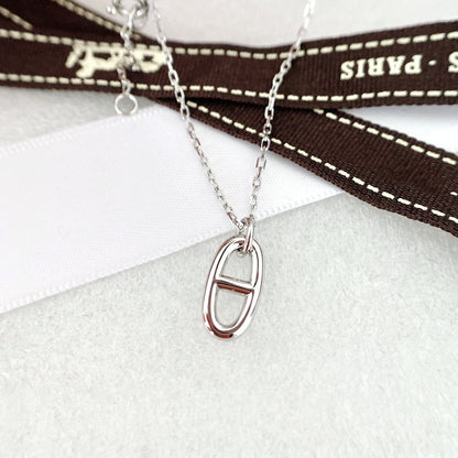 [Zalyn]HM PIG NOSE NECKLACE