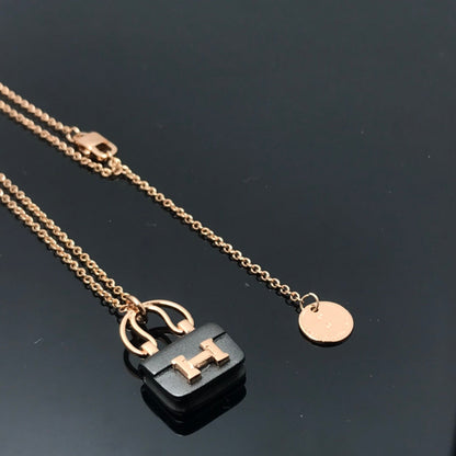 [Zalyn]WOMEN'S HM AMULETTES CONSTANCE PENDANT NECKLACE