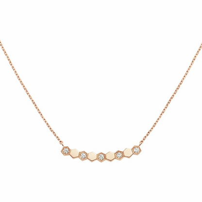 [Zalyn]BEE MY LOVE DIAMOND NECKLACE