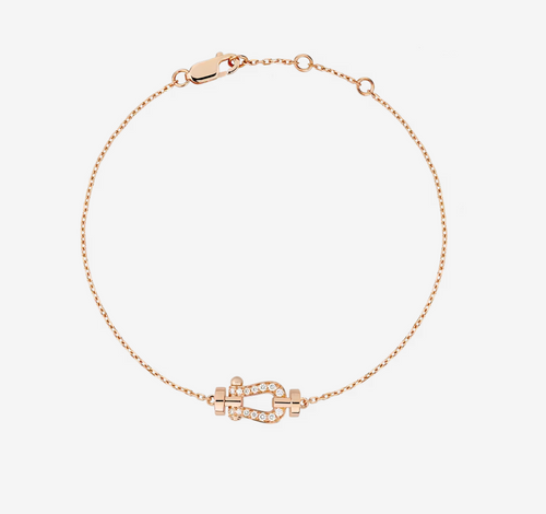 [Zalyn Jewelry ]FORCE 10 FULL DIAMOND BUCKLE CHAIN LINK MINI MODEL