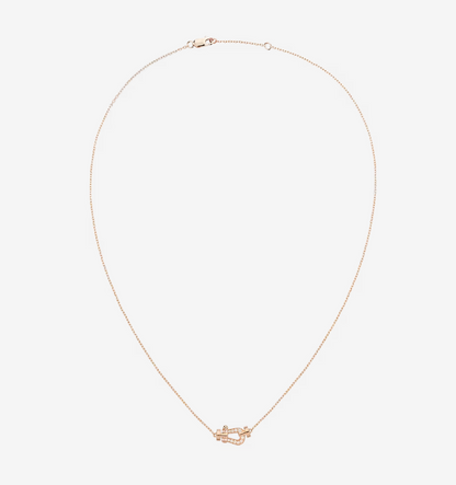 [Zalyn Jewelry ]FORCE 10 DIAMOND PINK GOLD NECKLACE MINI MODEL