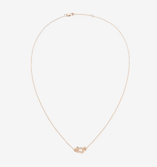 [Zalyn Jewelry ]FORCE 10 DIAMOND PINK GOLD NECKLACE MINI MODEL