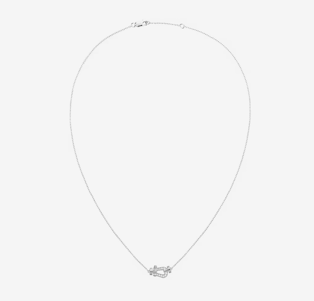[Zalyn Jewelry ]FORCE 10 DIAMOND SILVER NECKLACE MINI MODEL