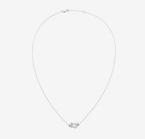 [Zalyn Jewelry ]FORCE 10 DIAMOND SILVER NECKLACE MINI MODEL