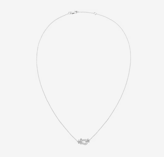 [Zalyn Jewelry ]FORCE 10 DIAMOND SILVER NECKLACE MINI MODEL