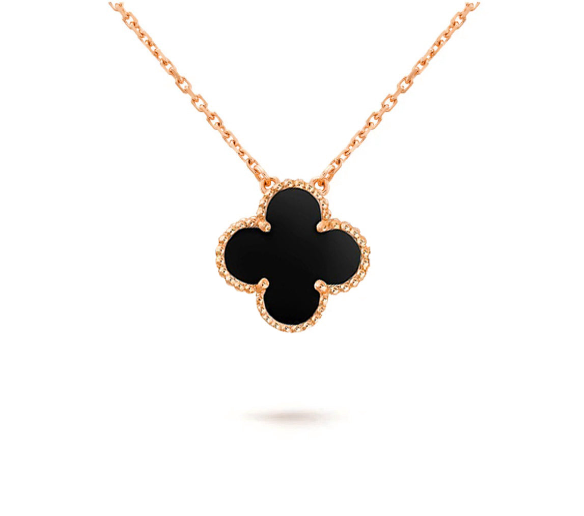 [Zalyn]15MM CLOVER FLOWER PENDANT NECKLACE COLLECTION