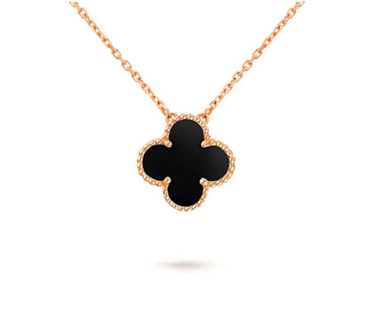 [Zalyn]15MM CLOVER FLOWER PENDANT NECKLACE COLLECTION