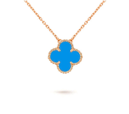 [Zalyn]15MM CLOVER FLOWER PENDANT NECKLACE COLLECTION