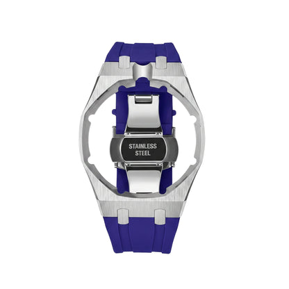 [Zalyn]Royal Oak Pop Exclusive Steel Case & Silicone Strap With Cradle
