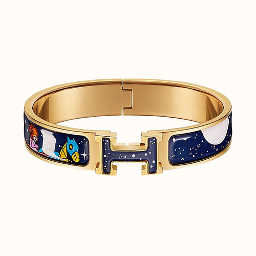 [Zalyn]H STAR AND MOON BRACELET 12MM